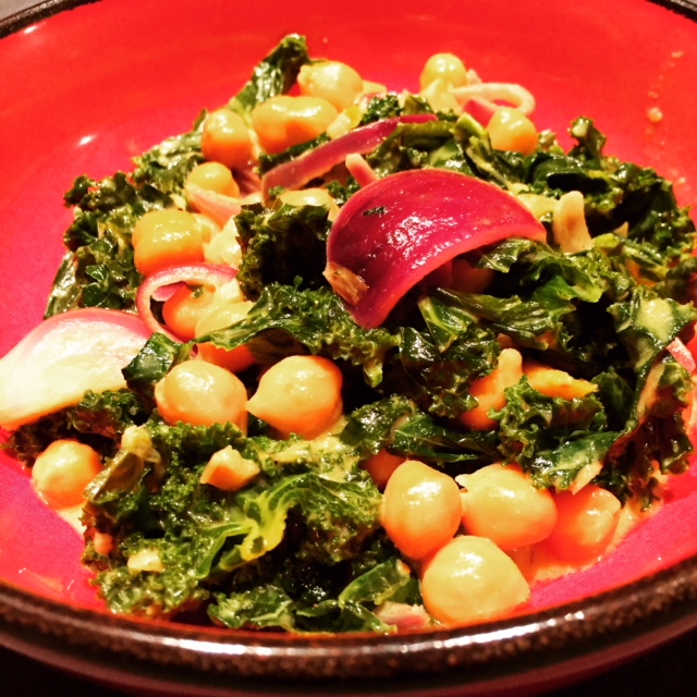 Curry de chou kale et pois chiches – Marianne vous cuisine